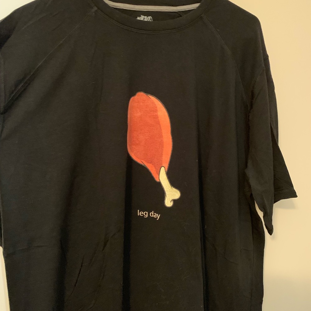 Raw Threads Leg Day shirt